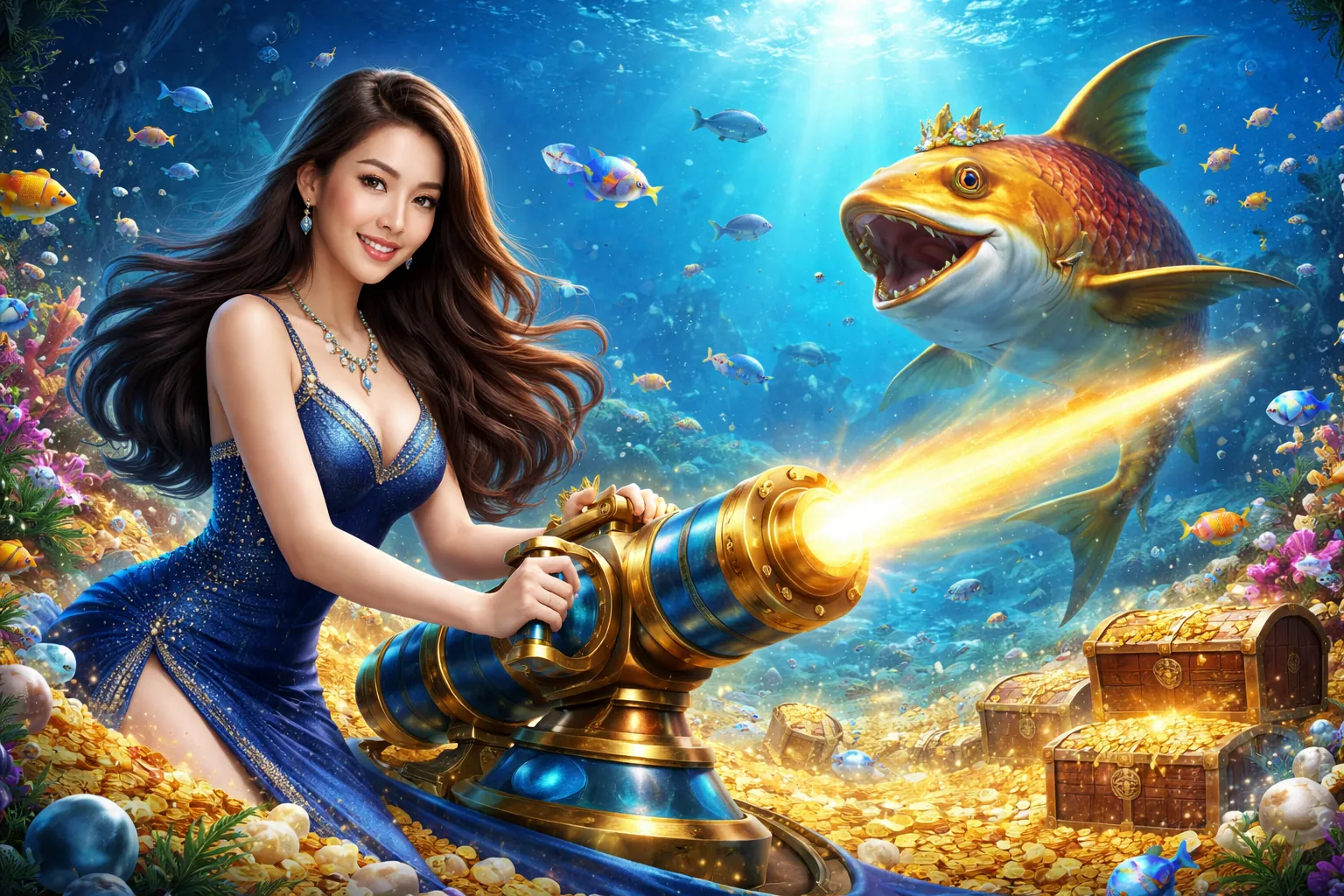 F169 Bắn Cá - Thế Giới Đại Dương Sống Động